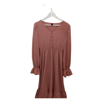 Pink long sleeve dress