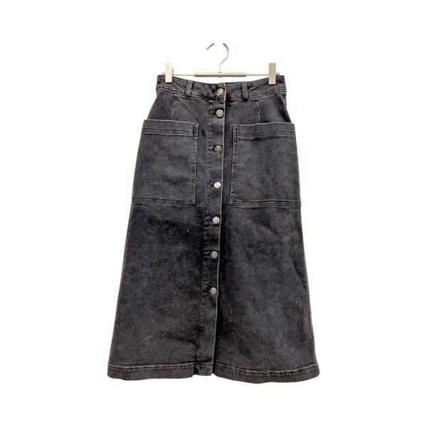 Nanso black denim skirt