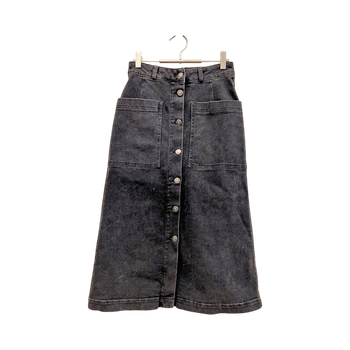 Nanso black denim skirt