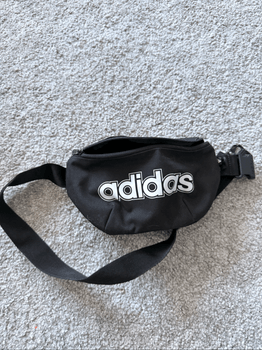Black Adidas bum bag