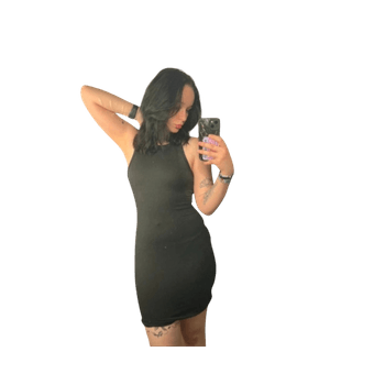 Musta bodycon-mekko