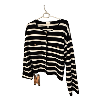 Black and white cardigan