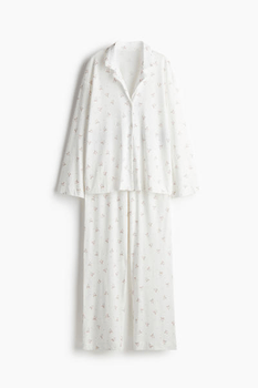 Patterned jersey pyjamas