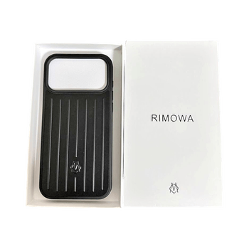 Black iPhone 17 Pro Max Rimowa phone case