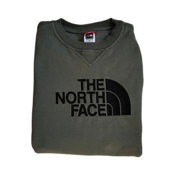 THE NORTH FACE- crewneck dark green (size S fits M too)
