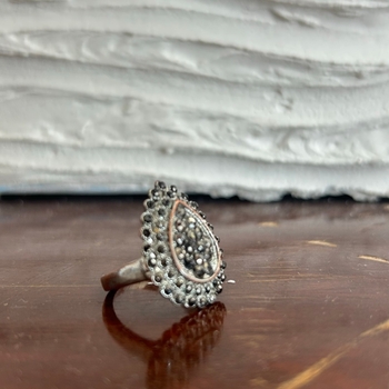 Jewellery: ”Diamond Silver Ring” 