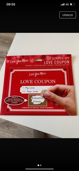 Scratch-off love coupon