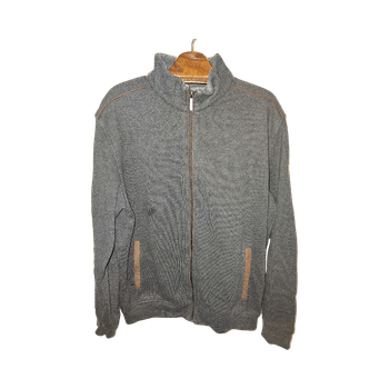 Bugatti Zip Knit Cardigan – Grey – Size L – Honest Condition