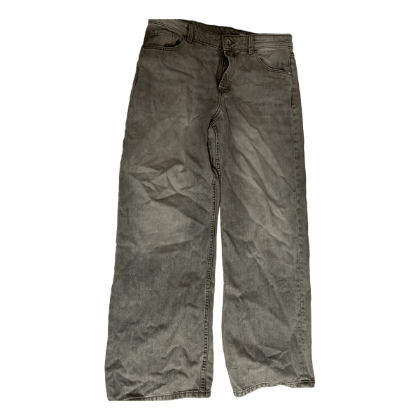 Grå wide leg jeans