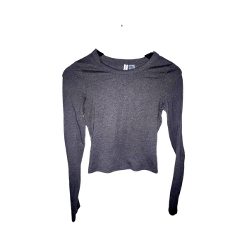 tummanharmaa pitkähihainen paita