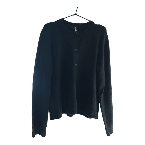 Mørkrblå strik cardigan