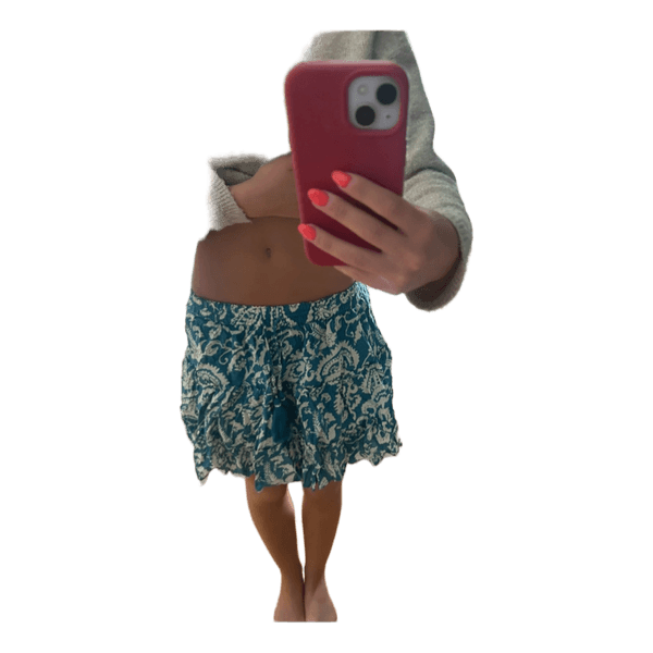 Mönstrad kjol Gina Tricot