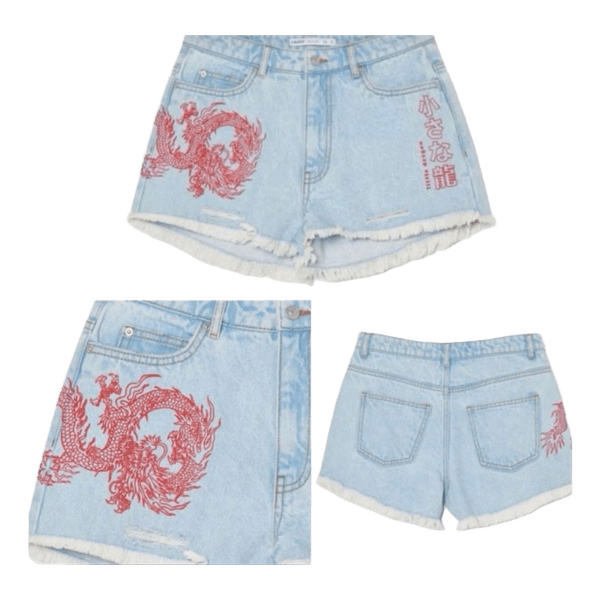 Cropp denim shorts