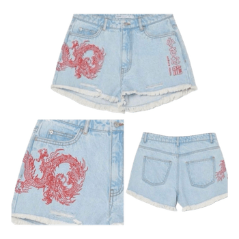 Cropp denim shorts