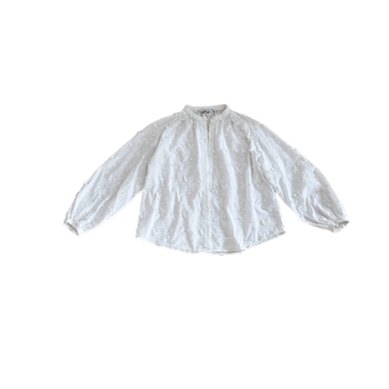 Embroidered white blouse