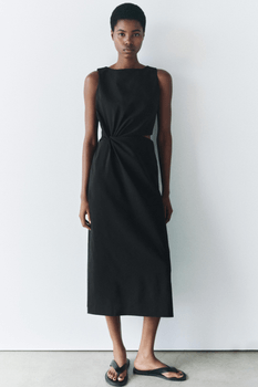 Cut-out midi dress
