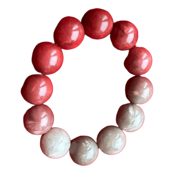 Beaded stone bracelet