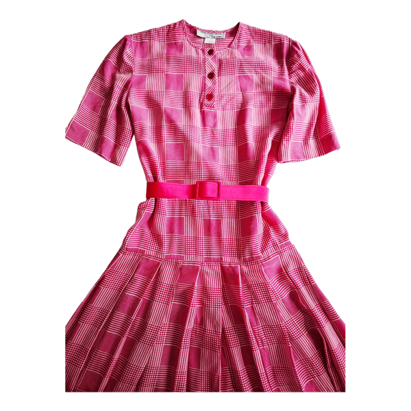 Balenciaga silk midi dress