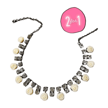 Rose necklace/choker jewelry