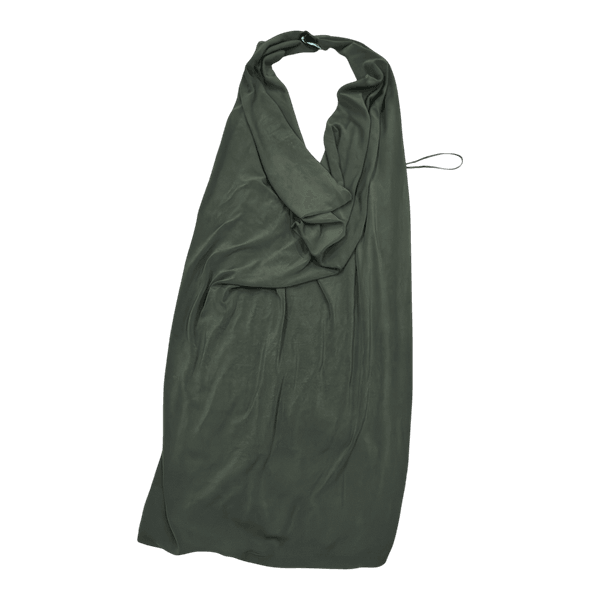 Green halterneck dress
