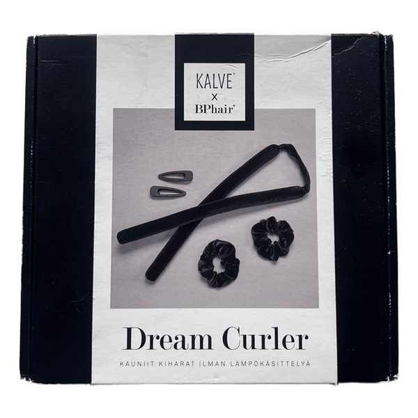 Black heatless curler