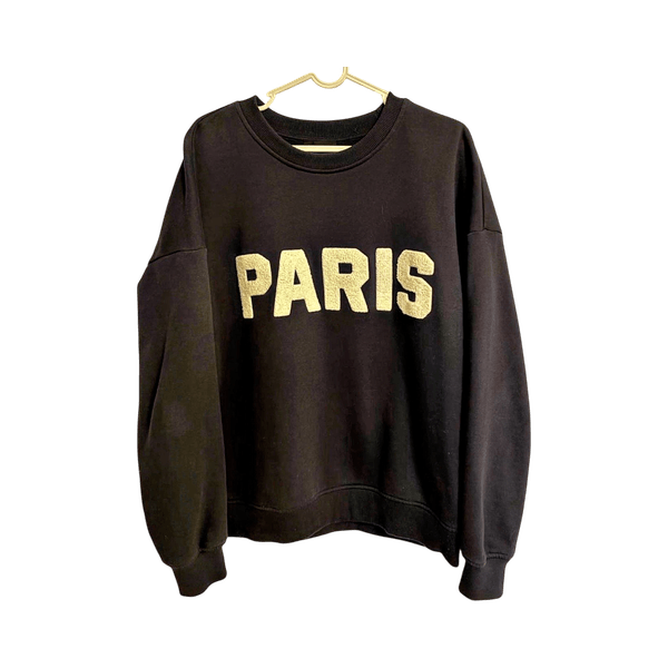 Black Paris sweatshirt