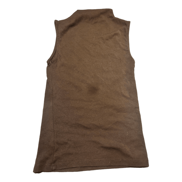 Zara brun ærmeløs top