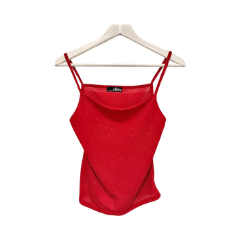 Red tank top
