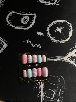 Candy cotton nails