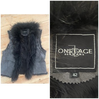 Onstage vest med pels