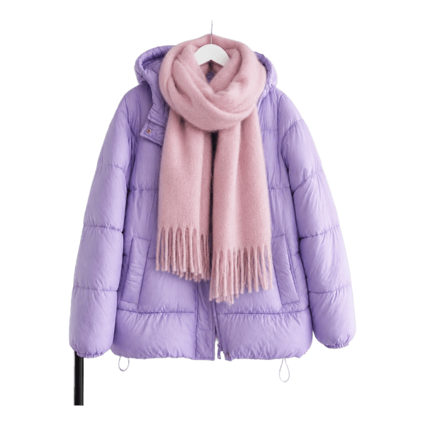 Zizzi laventelin värinen talvitakki Koolle L/XL