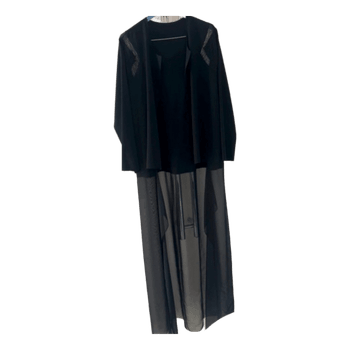 Black sheer detail top Robert Kalinkin