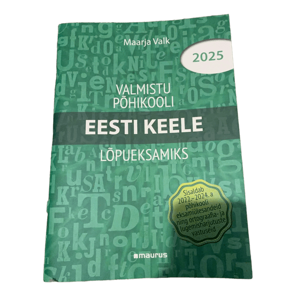 Eesti keele lopueksamiks book