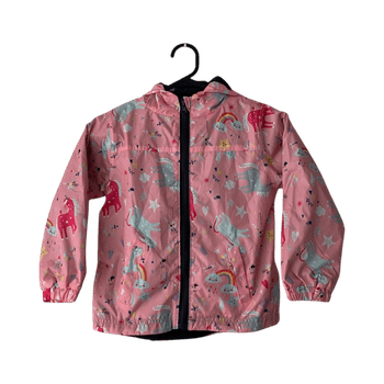 Vaaleanpunainen lasten vk takki