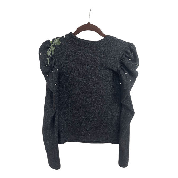 Zara charcoal knit sweater