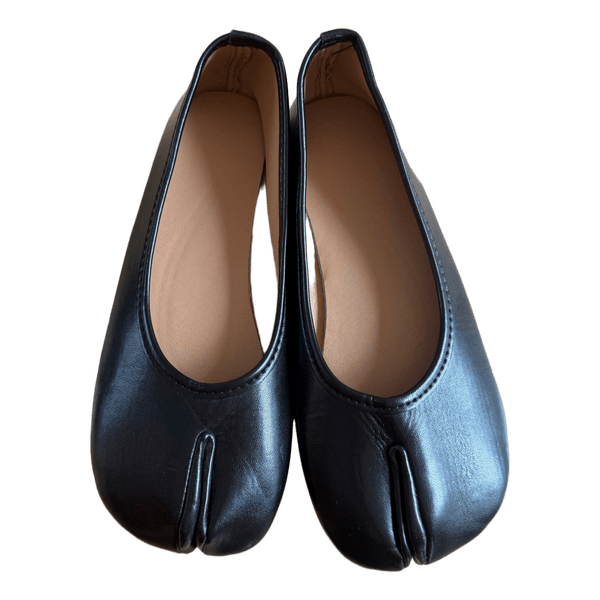 Sorte tabi ballerinaer