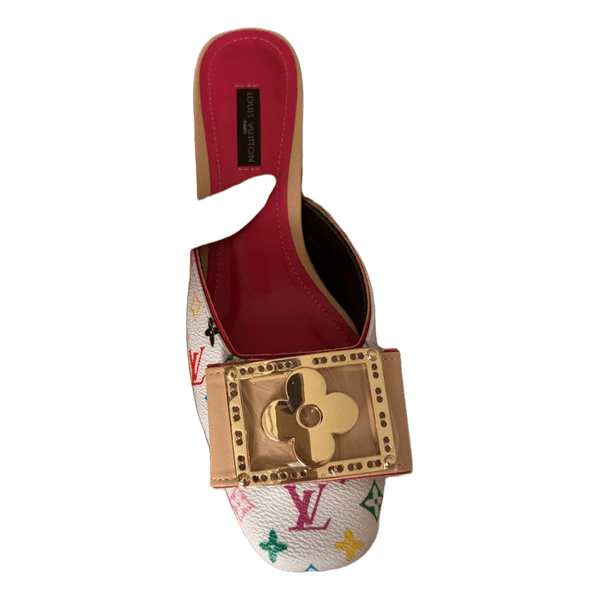 Louis Vuitton multi color mule