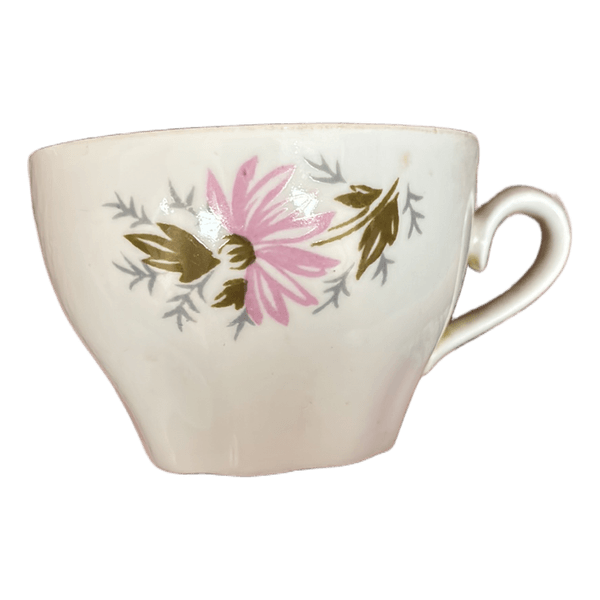 Vintage floral teacup