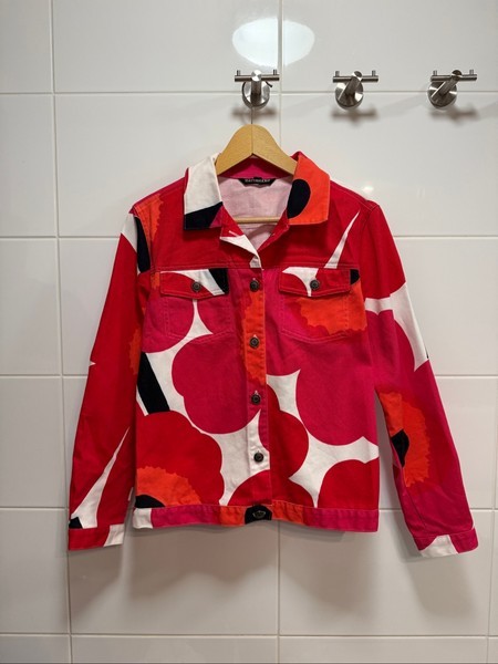 Marimekko Unikko Denim Jacket | Size 38