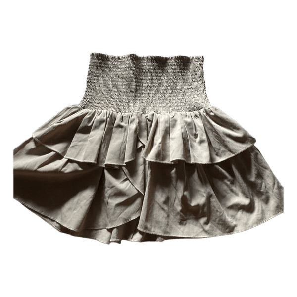 Beige Neo Noir nederdel