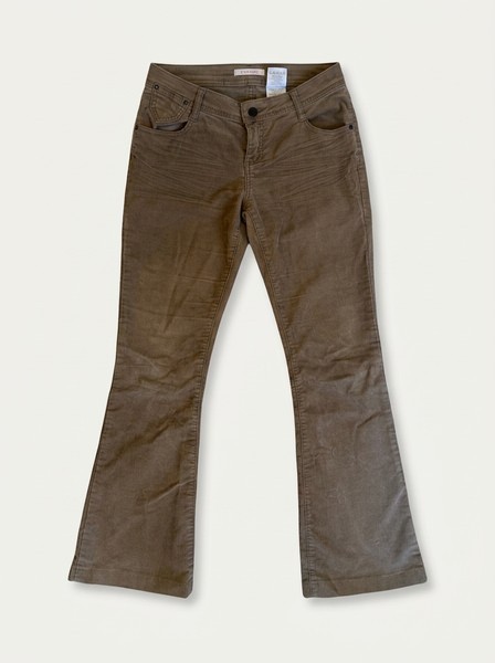 Flared corduroy pants y2k