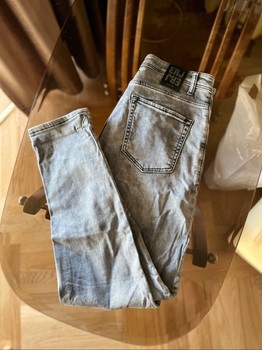 Grey slim fit jeans