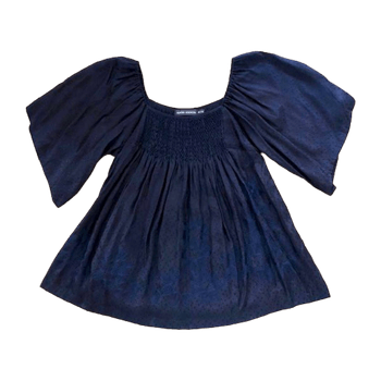 Antik Batik blouse with frill sleeves