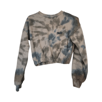 Lyhyt tie-dye collegepaita