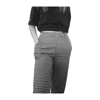 H&M houndstooth tapered trousers
