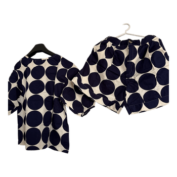 Polka dot matching set