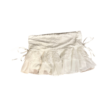 Valkoinen minihame S