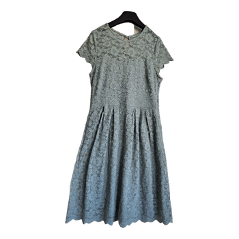 Mint green lace dress