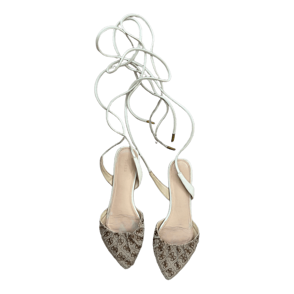 Guess logo lace up flats