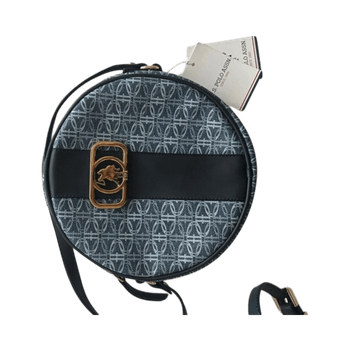 Blue monogram crossbody bag